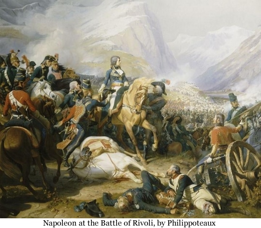 Napoleon at the Battle of Rivoli, by Henri Philippoteaux